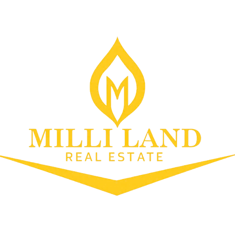 Logo vàng Milli Land Real Estate